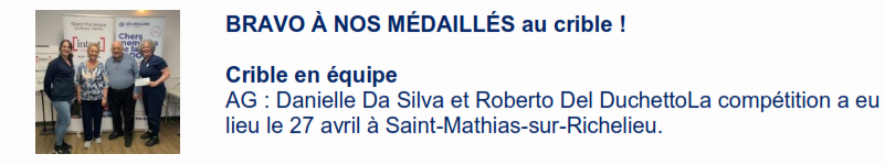 médaille crible
